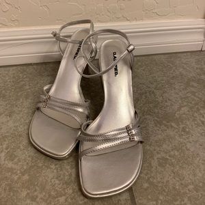 silver heels